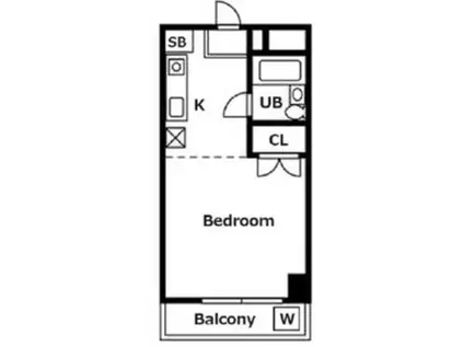 メゾン・ド・プルミエール(ワンルーム/5階)の間取り写真