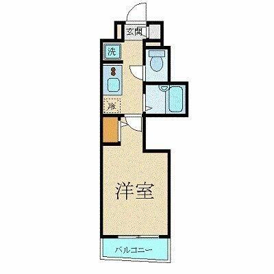 エステムプラザ日本橋二番館(1K/5階)の間取り写真