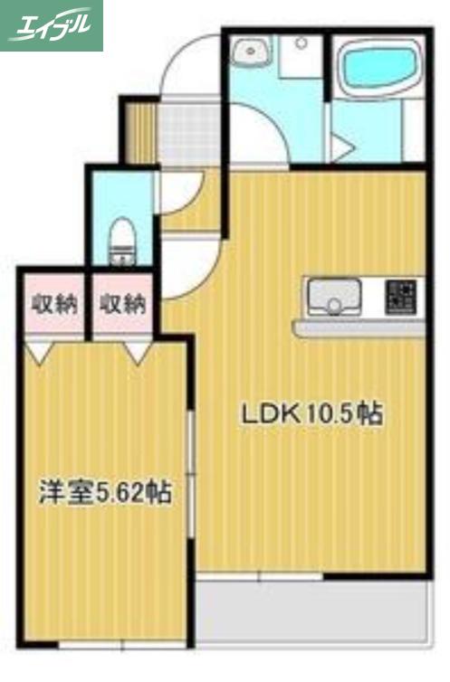 MYESTATE 旭本町 西棟(1LDK/1階)の間取り写真