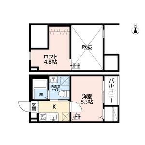 LSレジデンス名古屋エルエスレジデンスナゴヤ(1K/1階)の間取り写真