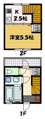 SIGNPOST十人町 A棟(1K/1階)の間取り写真