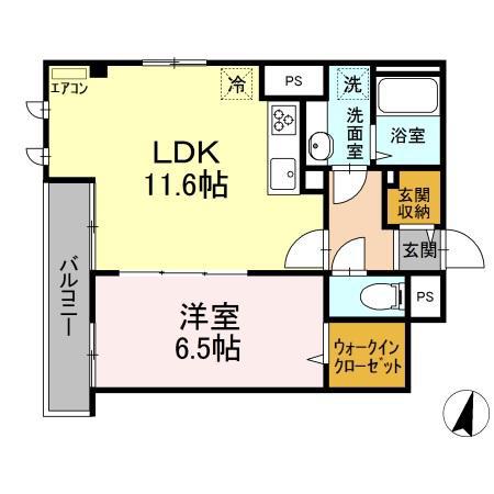 東葉高速鉄道 北習志野駅 徒歩7分 3階建 築5年(1LDK/3階)の間取り写真