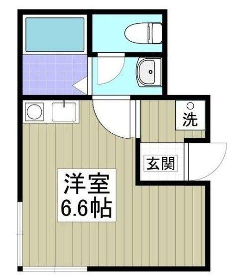CKハイツ要町(ワンルーム/1階)の間取り写真