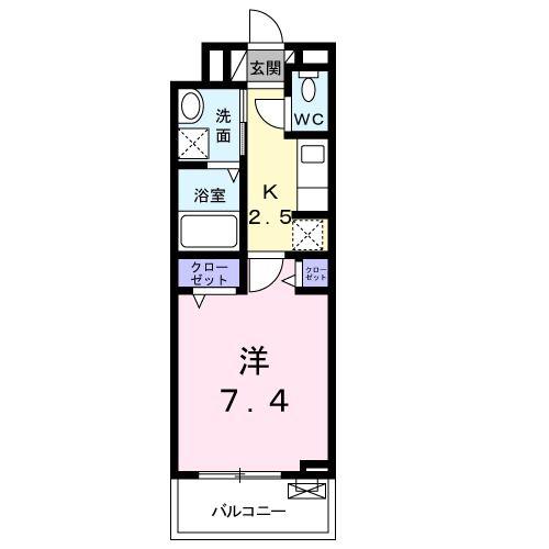 ファイン レジデンスM(1K/3階)の間取り写真