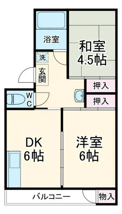 栄昇ハイツ 5階階 間取り