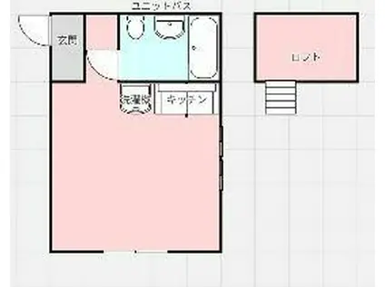 コーポ恋ヶ窪(ワンルーム/2階)の間取り写真