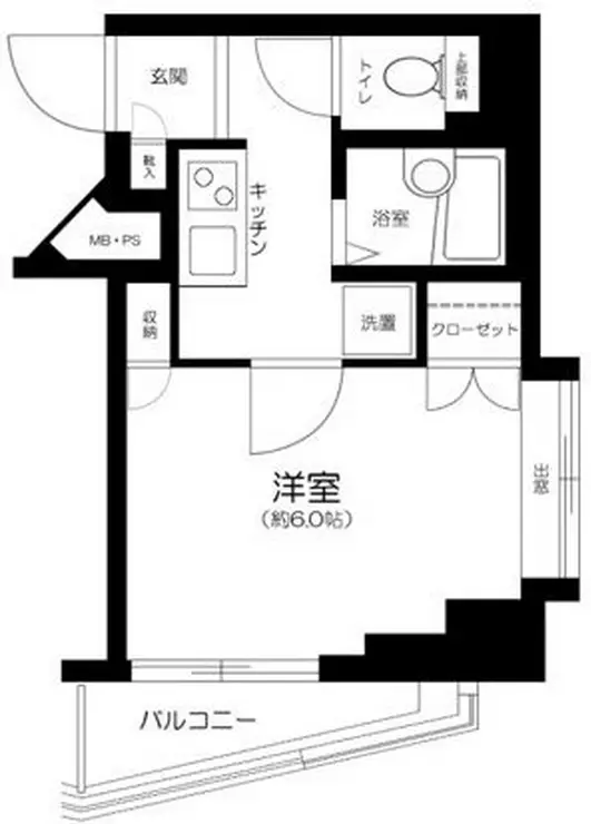 エクセリア新宿第3 2階階 間取り