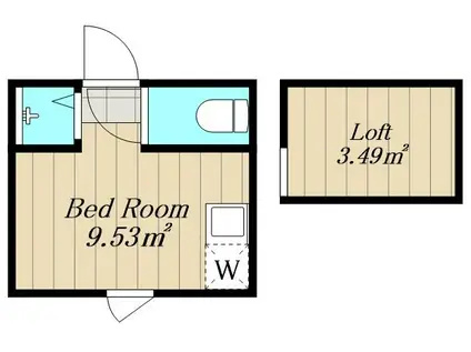 グランメゾン北千束(ワンルーム/1階)の間取り写真