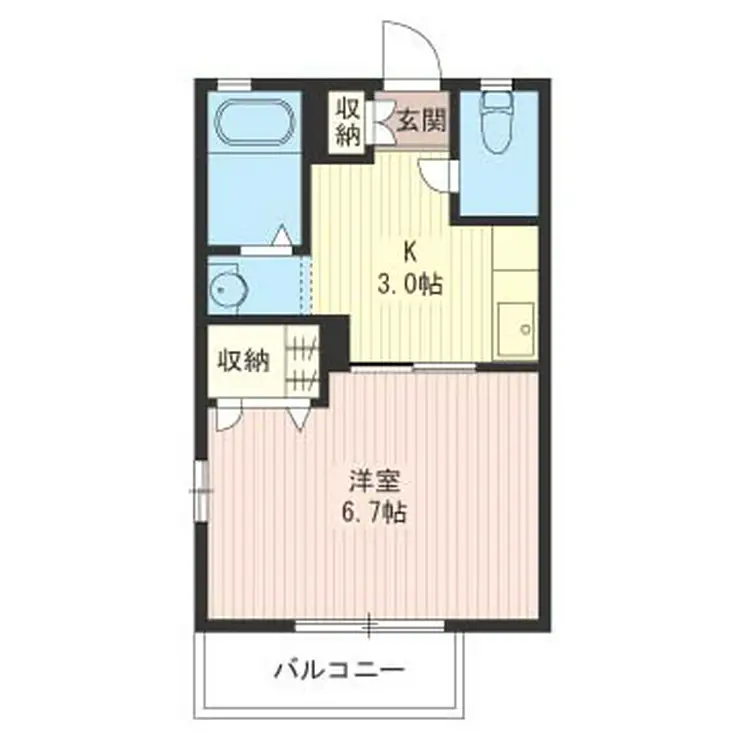 ナッシェル 2階階 間取り