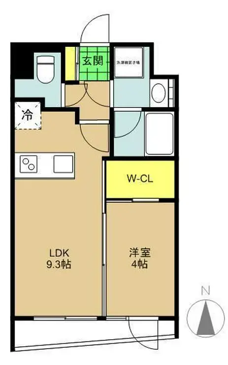 シティインデックス木場 4階階 間取り