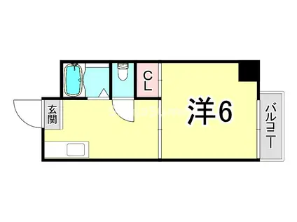 リアライズ甲南山手(1DK/3階)の間取り写真