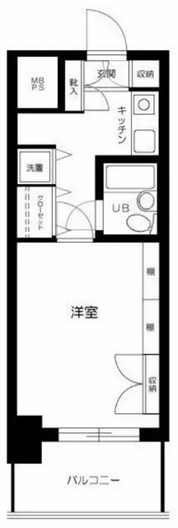 コスモ田端 6階階 間取り