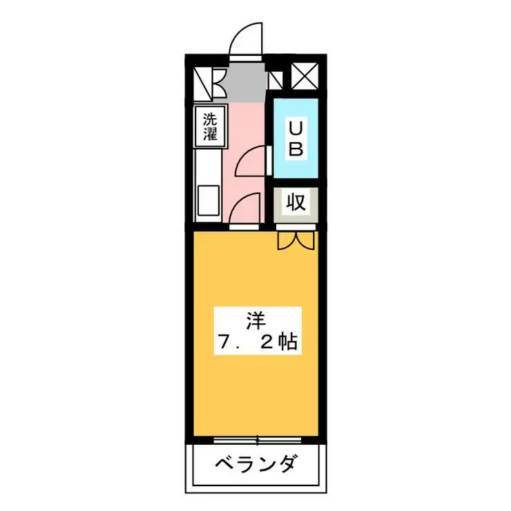 セザール清瀬中央公園 3階階 間取り