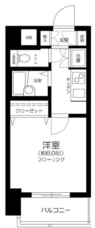 パレステュディオ五反田駅前 5階階 間取り