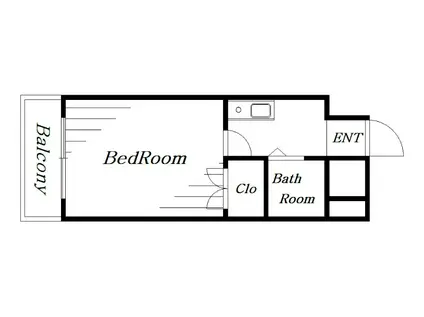 フレグランス蘇我(1K/7階)の間取り写真