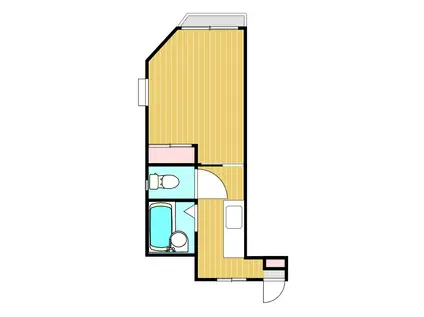 プチモンド用賀(1K/2階)の間取り写真