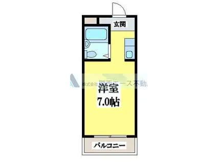 新深江CTサンコート(ワンルーム/6階)の間取り写真