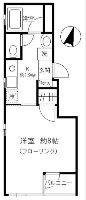 QUEST SQUARE TATENO(1K/3階)の間取り写真