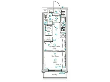 MIND HIGASHIJUJO(1DK/1階)の間取り写真