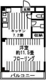 メゾンド・エフ3(1DK/1階)の間取り写真