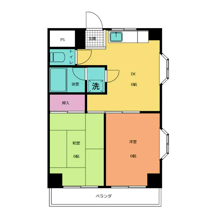 NCKビル 3階階 間取り