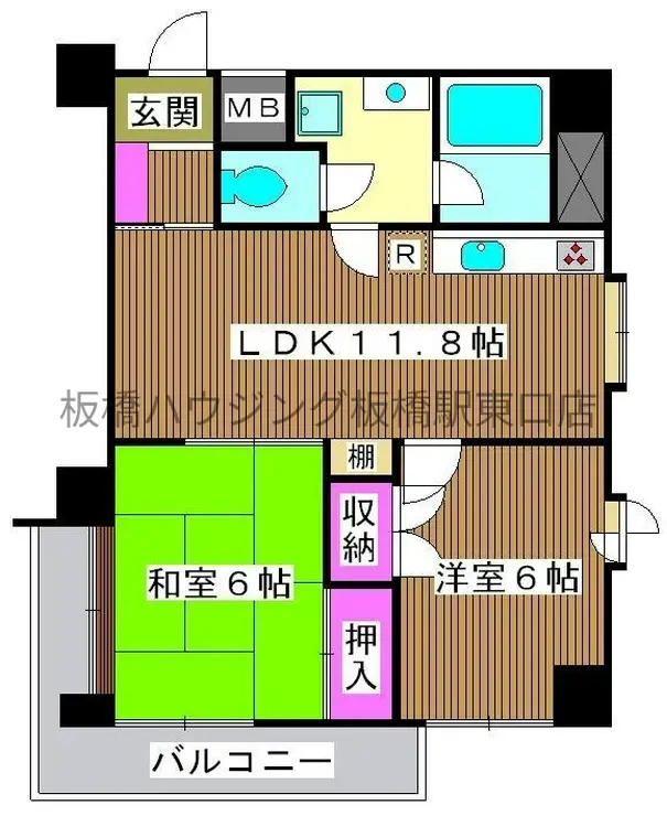 ライブ赤羽 3階階 間取り