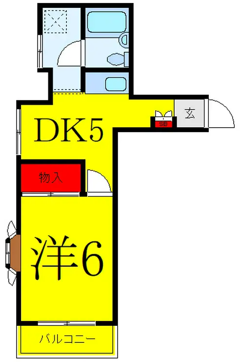 グリーンヒル 3階階 間取り
