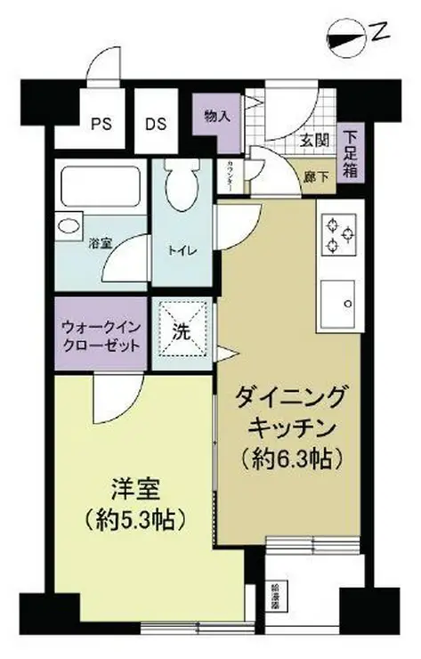 高輪グランドハイツ 8階階 間取り