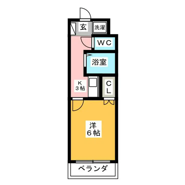 蕨プラザL 3階階 間取り