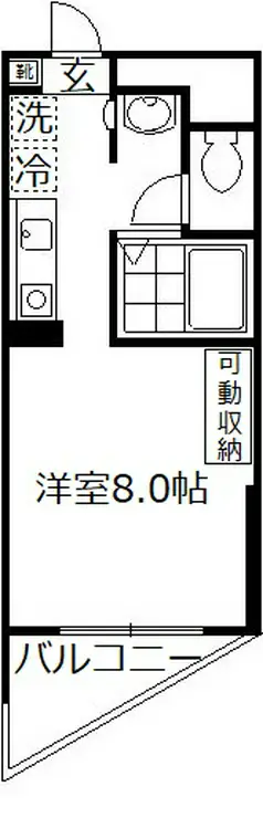 ミューズ宮前 3階階 間取り