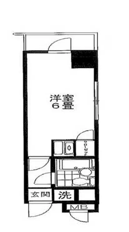 アール新宿御苑 2階階 間取り