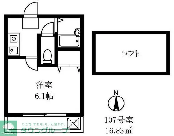 ウエストハイム西川口 1階階 間取り