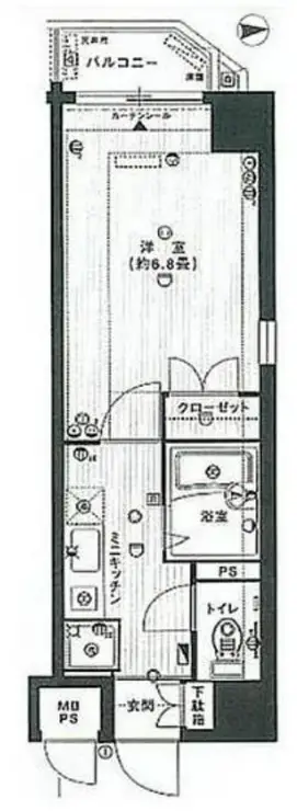 ロイヤルアメニティー白金 3階階 間取り