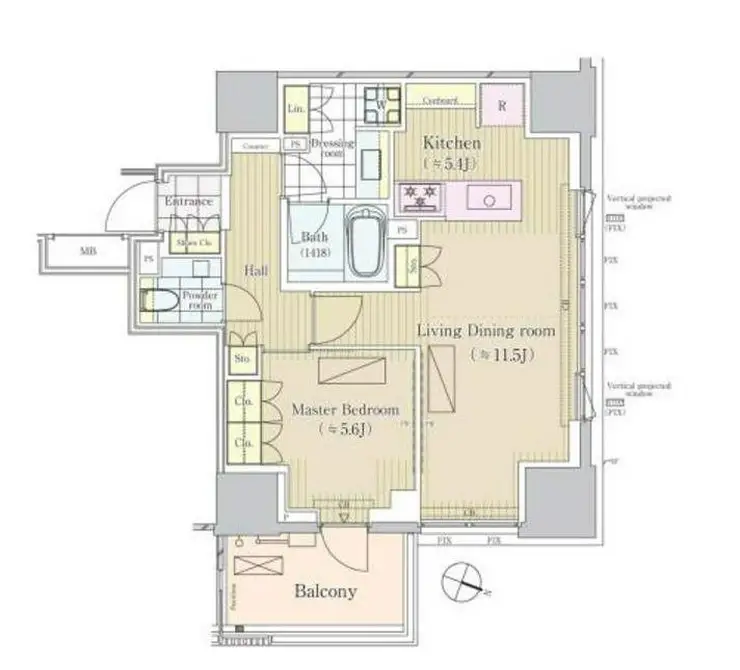 パークコート三番町ヒルトップレジデンス 3階階 間取り