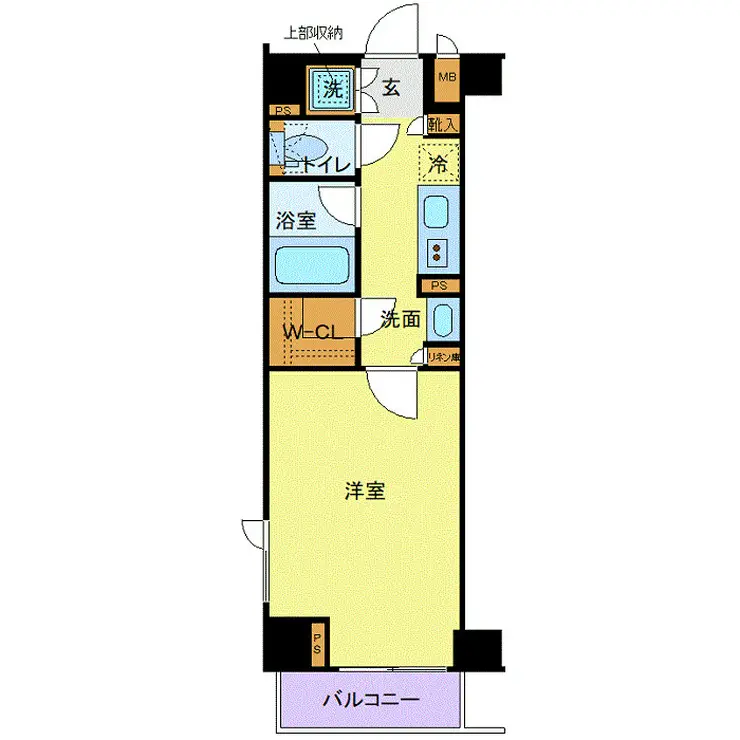 ルーブル亀戸天神前 5階階 間取り