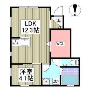 ANIMAL KINGDOM(1LDK/1階)の間取り写真