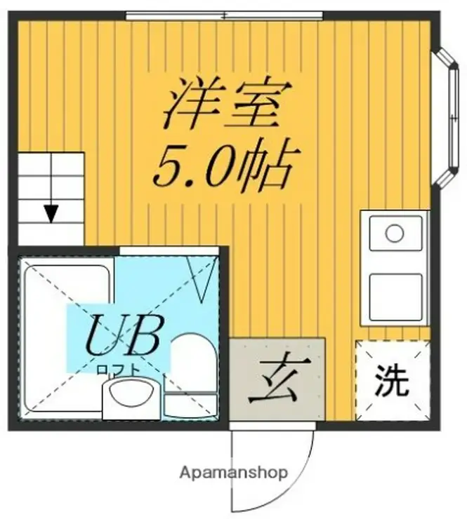 ニューコート高根台 1階階 間取り