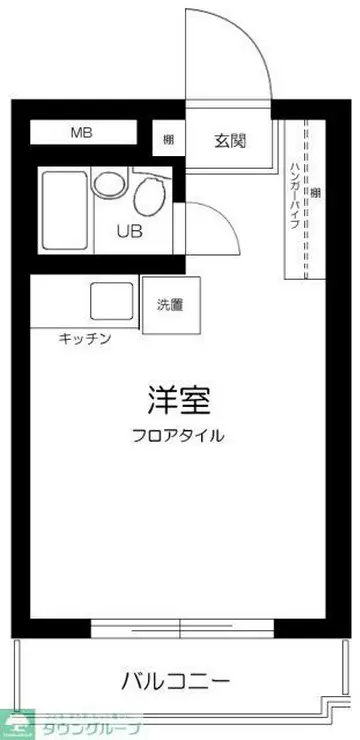 ソアール都立大学 1階階 間取り