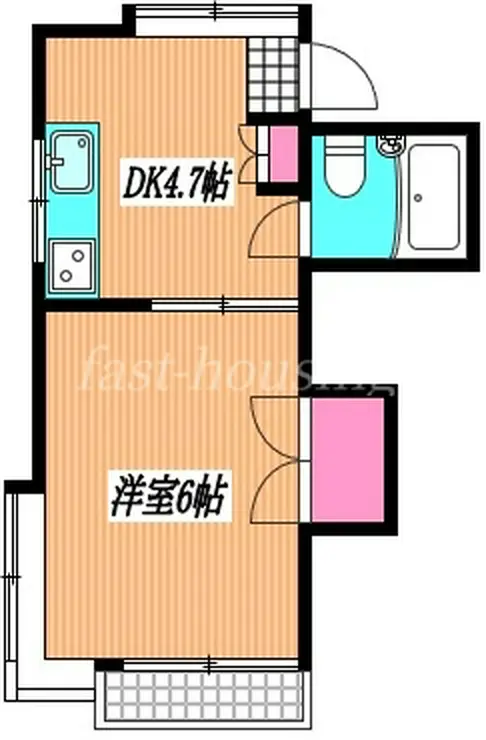 グリーンコーポ 2階階 間取り