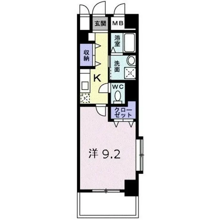 ソーニ・ドゥ・オーロ 2階階 間取り