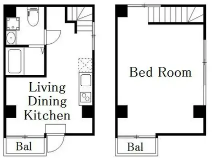 DECOR RESIDENCE田原町(1LDK/5階)の間取り写真