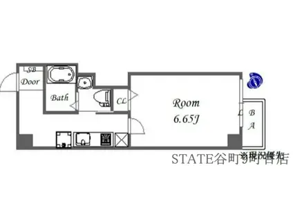 F・D・S UEMACHIDAI(1K/3階)の間取り写真