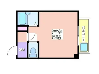 イーズマンションV(ワンルーム/3階)の間取り写真