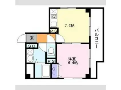 グランメゾンイダ(1DK/1階)の間取り写真