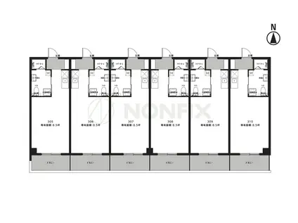 常盤ビル(ワンルーム/3階)の間取り写真