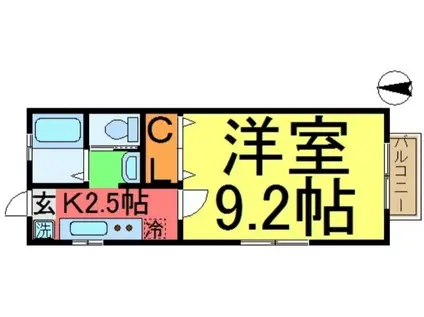 マイハウス新小岩(1K/1階)の間取り写真