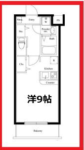 ラヴィエント浅草言問(ワンルーム/7階)の間取り写真