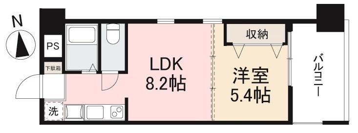ルポーゼ・セルソ(1LDK/3階)の間取り写真