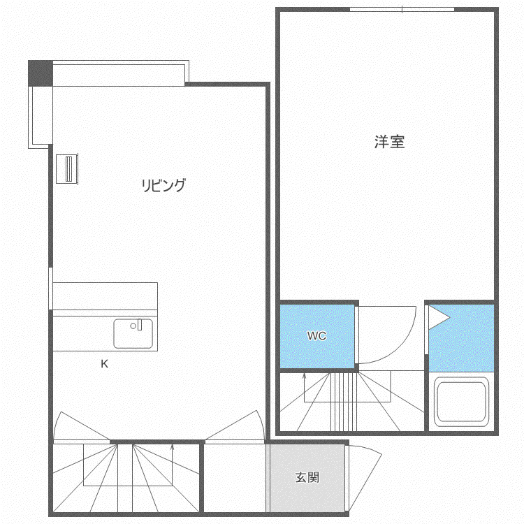 センチュリープラザ(1DK/2階)の間取り写真