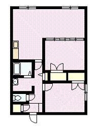 ロイヤルハイツ東光8・8(2LDK/1階)の間取り写真